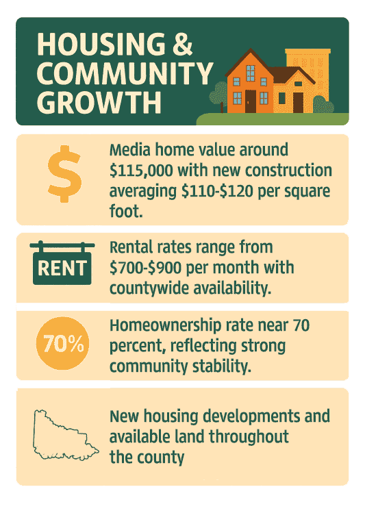 Infographic of Little River County Housing