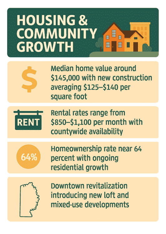 Infographic of Miller County Housing